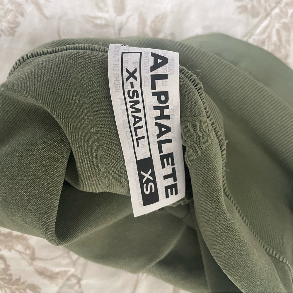 Alphalete Olive Green Shorts 5” - Picture 3 of 4